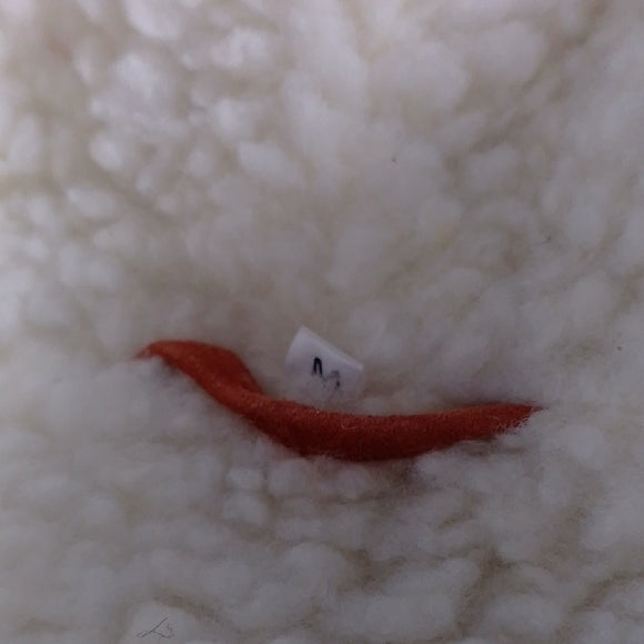 Vintage 80s Leather Sherpa Lined Jacket Shearling Collar