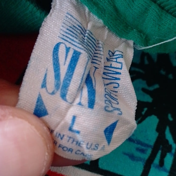 VINTAGE 90s ST.THOMAS VIRGIN ISLANDS CRUISE LINES LTD. SINGLE STITCH T-SHIRT