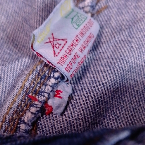 Vintage 90s NEVADA Blue Denim Overalls Workwear UNISEX