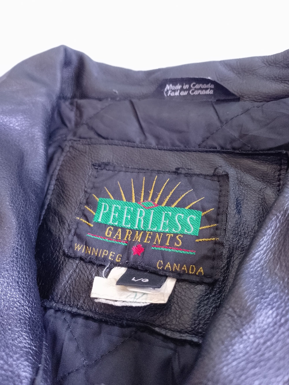 Vintage 90s Men's Black Leather Button-Front Coat Classic Style
