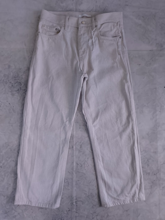 HELMUT LANG White/Grey Straight-Leg Jeans