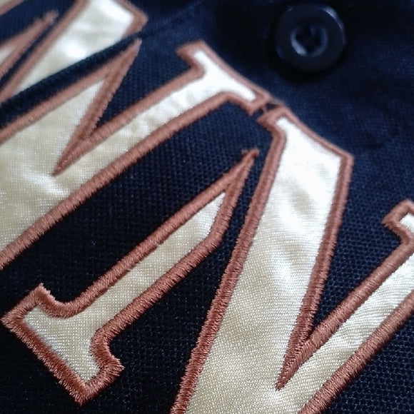 VINTAGE Guinness Black Button-Up Jersey