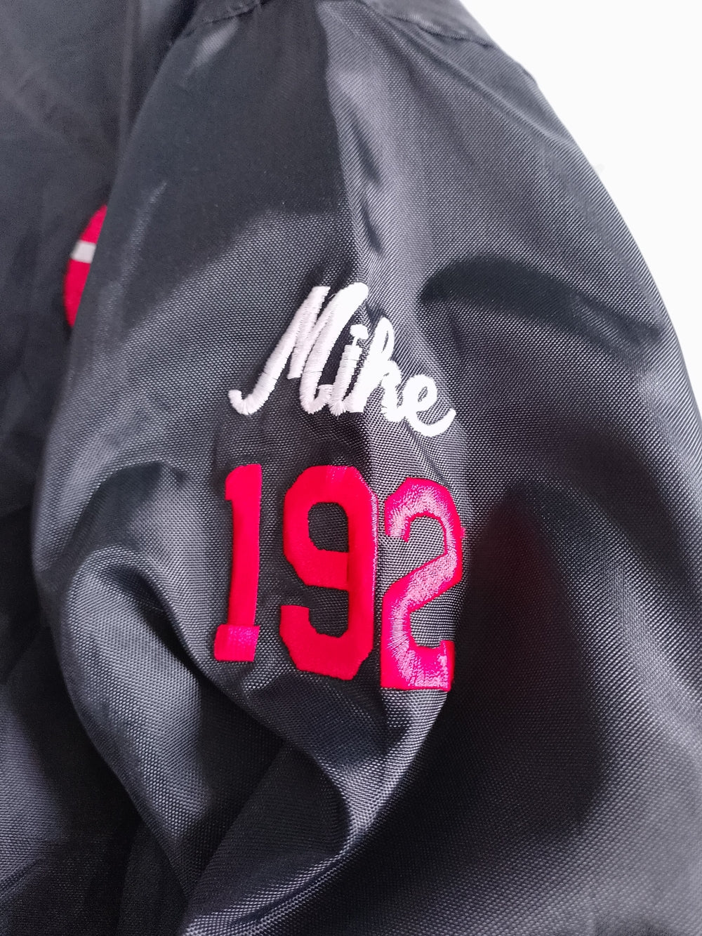 Vintage 90s NEW ENGLAND FOOTBALL ASSOCIATION Black Varsity Jacket
