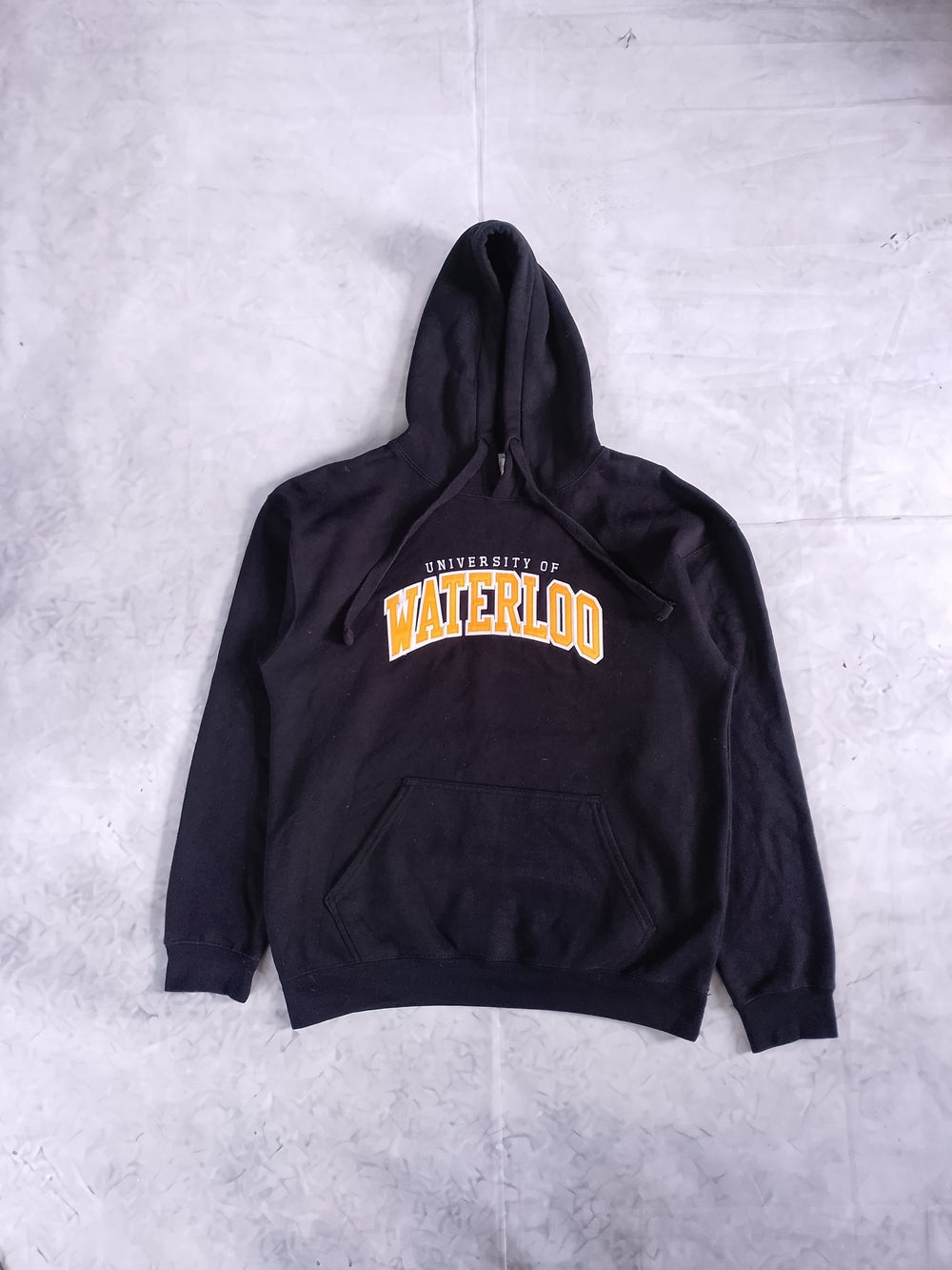 University of Waterloo Black Hoodie Sweatshirt