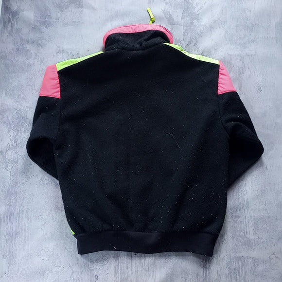 Vintage 90s Pedoni Colourblock Sweater Zip-Up