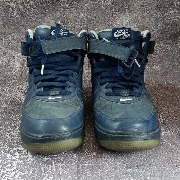 NIKE AIR FORCE 1 MID BLUE (2006) - 306352-442 SIZE 11