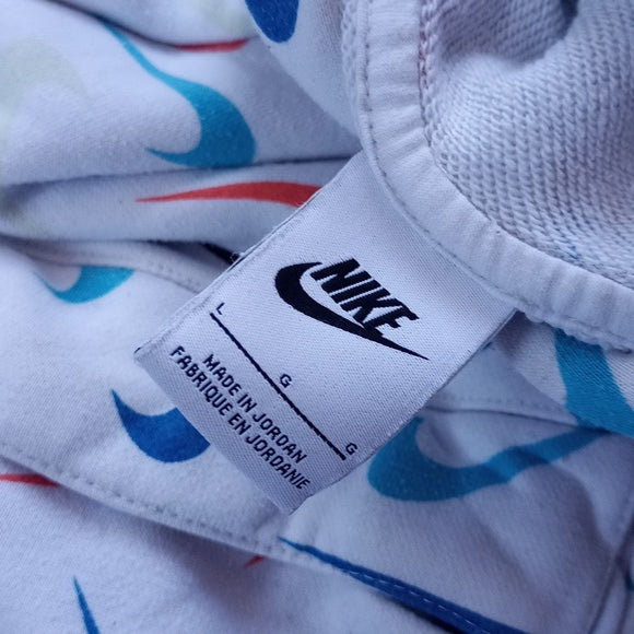 Nike Logo Print Hoodie With Pouch Sweater