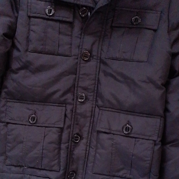 United Colors Of Benetton Black Goosedown Puffer Jacket for Kids