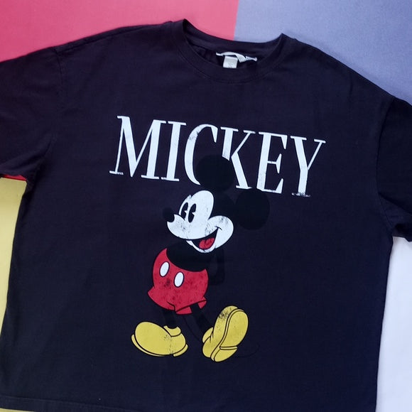 OVERSIZED Official Disney H&M MICKEY Mouse Big Print Graphic T-Shirt Unisex