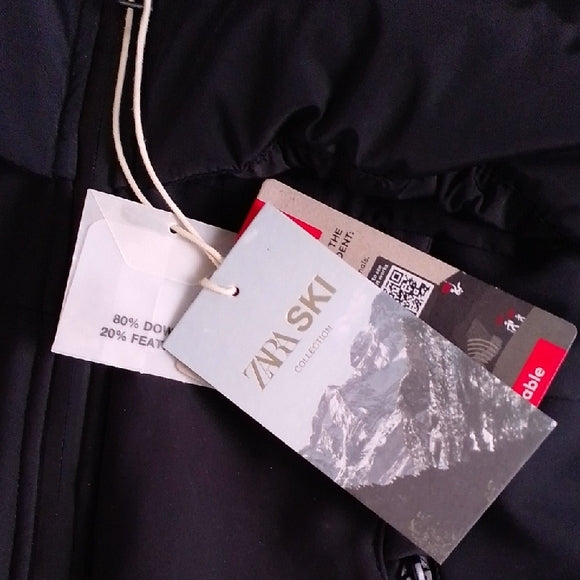 Zara SKI COLLECTION Puffer Goose Down Ski Suit RECCO
