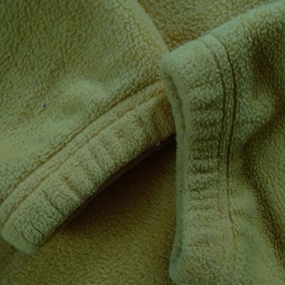 VINTAGE Y2K YELLOW FLEECE SWEATER