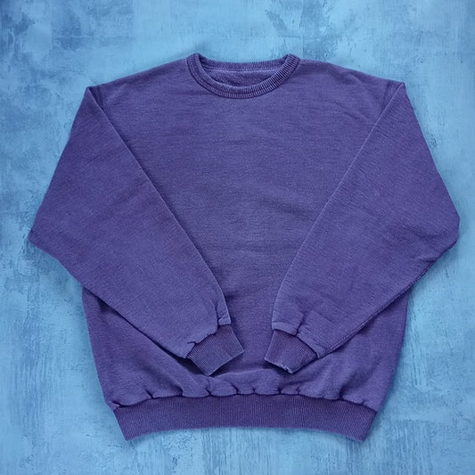 Vintage Purple Faded Essential Crewneck Seater