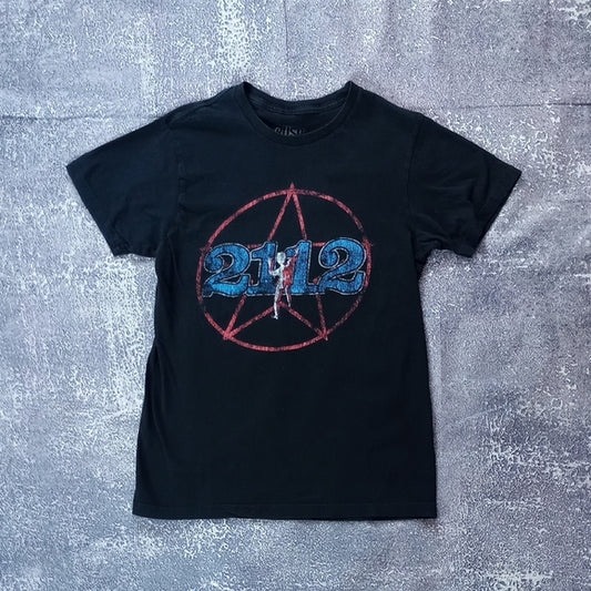 REMAKE RUSH 2112 STARMAN TOUR 1976 BAND GRAPHIC T-SHIRT