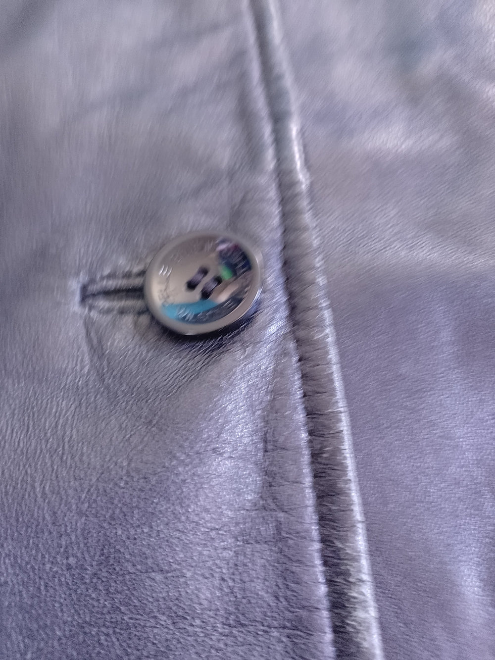 Vintage Leather Button-Front Women's Coat Wilsons Leather