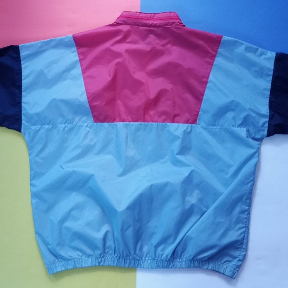 Vintage 1970s Adidas Essential Colourful Windbreaker Jacket unisex
