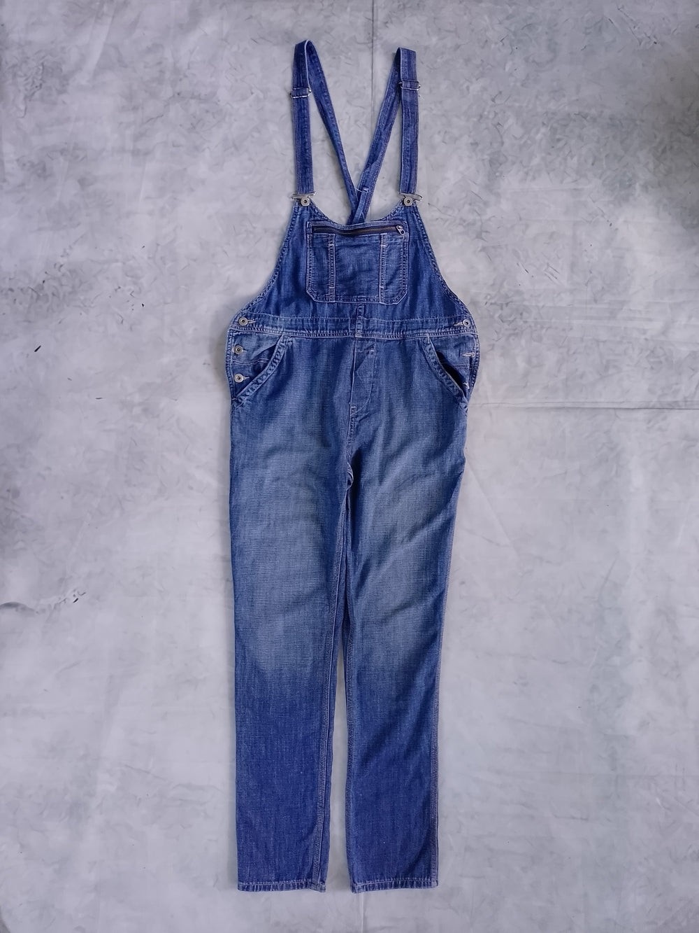 LEVIS Blue Denim Overalls Women's Jeans Boyfriend Skinny
