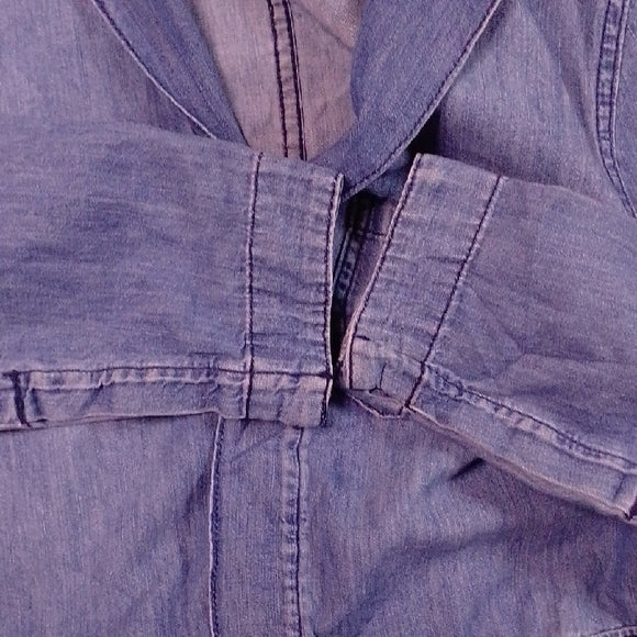 &Demin Blue Denim Jumpsuit Workwear