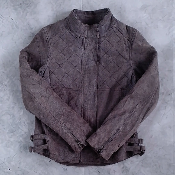 Danier Leather Quilted Moto Jacket