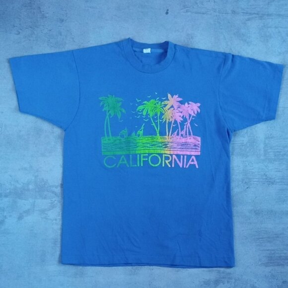 Vintage 90s California Beach Single Stitch T-Shirt Bloopers UNISEX