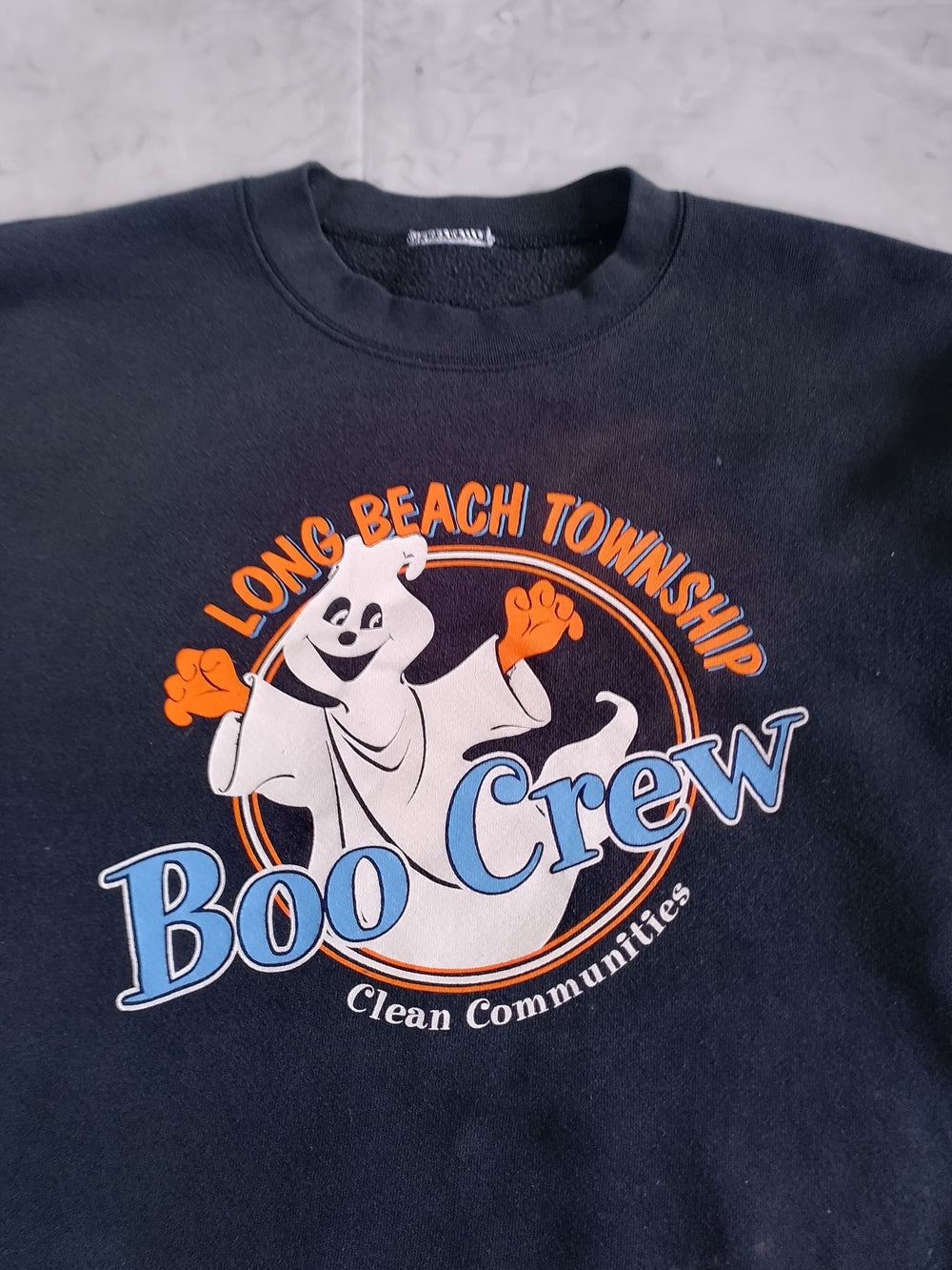 Vintage 90s LONG BEACH Boo Crew Graphic Sweatshirt UNISEX