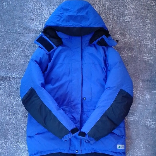 MEC Goose Down Blue Winter Jacket WOMENS GORE-TEX