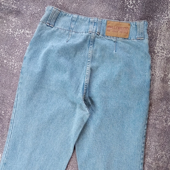 Vintage Hollywood Fared Dernim Jeans