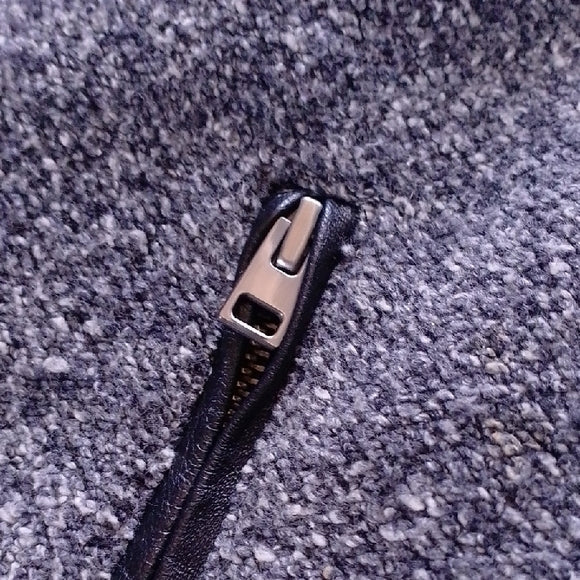 CLUB MONACO Gray Sleeveless Zip Vest