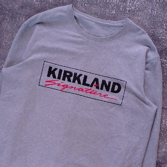 COSTCO Kirkland Signature Light Gray Crewneck Sweater