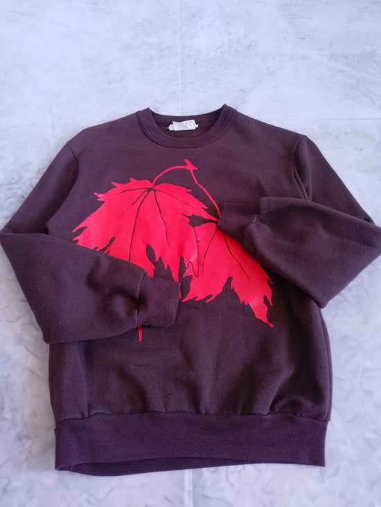 Vintage 90s Girl Guides Of Canada X ALFRED SUNG Leaves Logo Crewneck Sweater