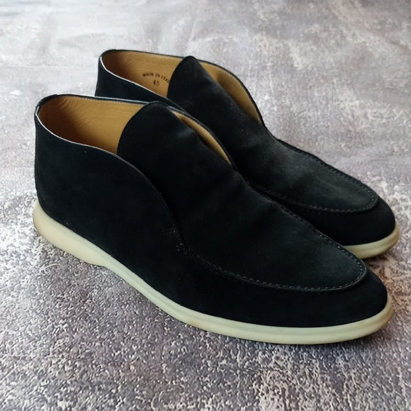Loro Piana Gok Open Walk Ankle Boot