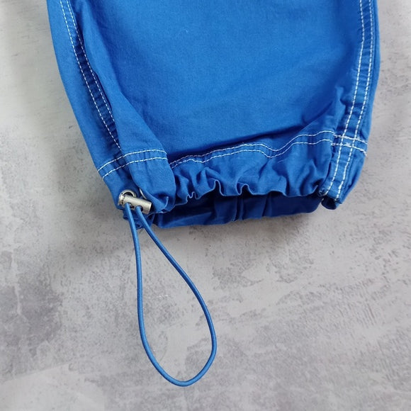 NWT GARAGE Parachute Pants BLUE