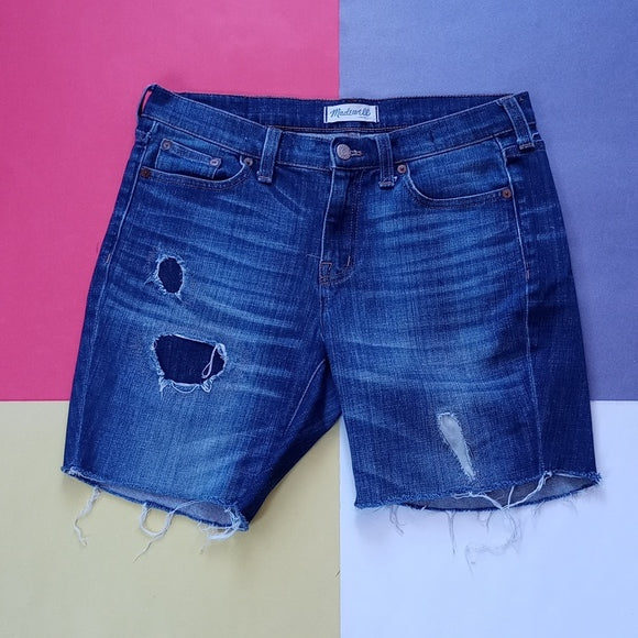 Madewell Distressed Denim Jean Shorts Unisex