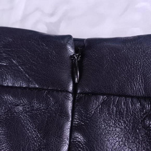 WILFRED Faux Leather Skirt