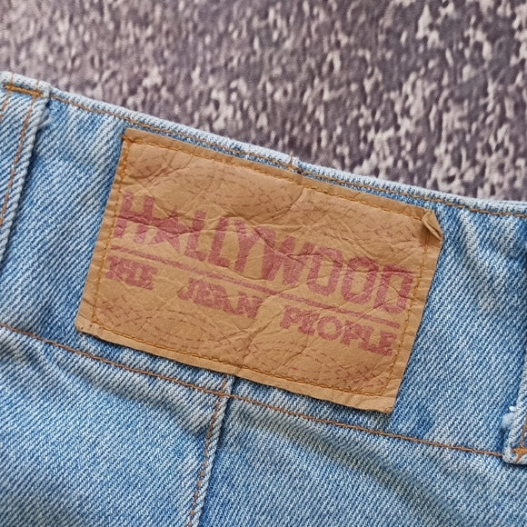 Vintage Hollywood Fared Dernim Jeans