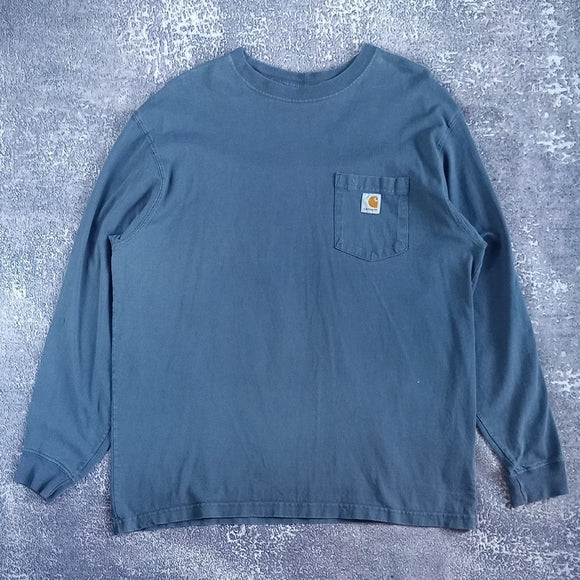 Carhartt Blue Long Sleeve Shirt UNISEX