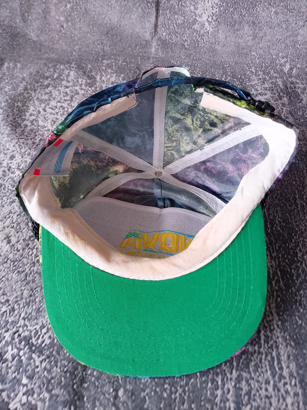 Vintage 90s NOVA SPORTS USA Tie-Dye Snapback
