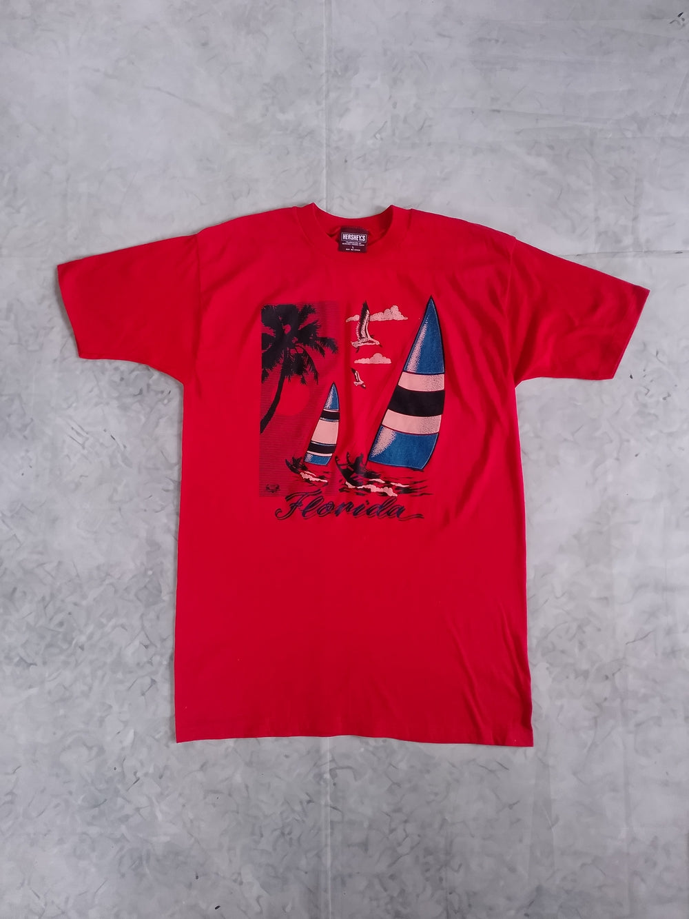 Vintage 1992 Florida Sailboat Graphic Tee