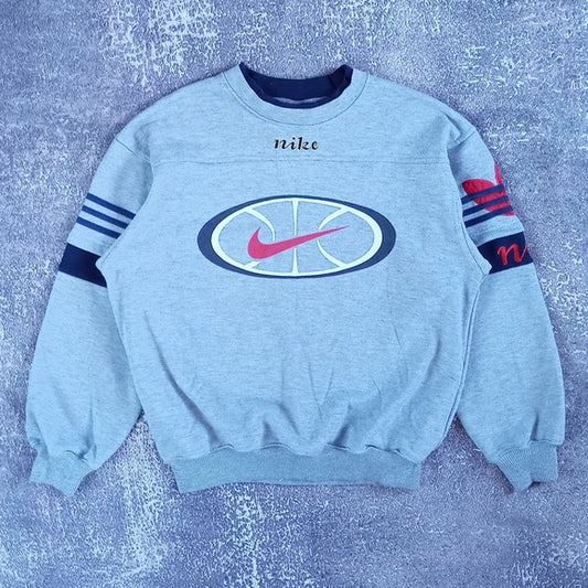 Vintage 90s Nike X Adidas Collab Eboreired Crewneck Sweater