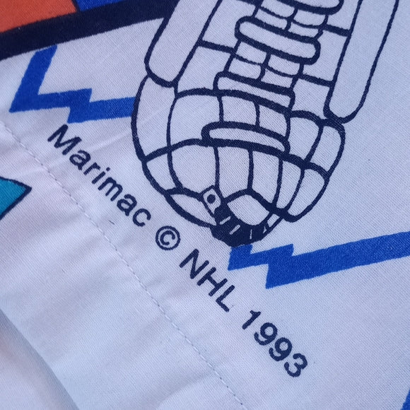 Vintage 1993 NHL TEAMS Custom Reworked Bennygonia Shorts
