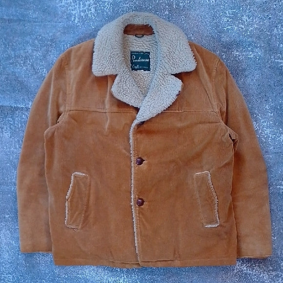 Vintage Sherpa Ranch Style Corduroy Jacket
