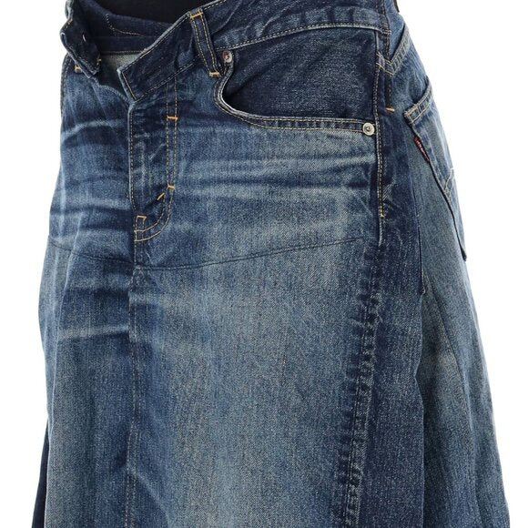 Junya Watanabe Junya Watanabe X Levi's Panelled Midi Skirt