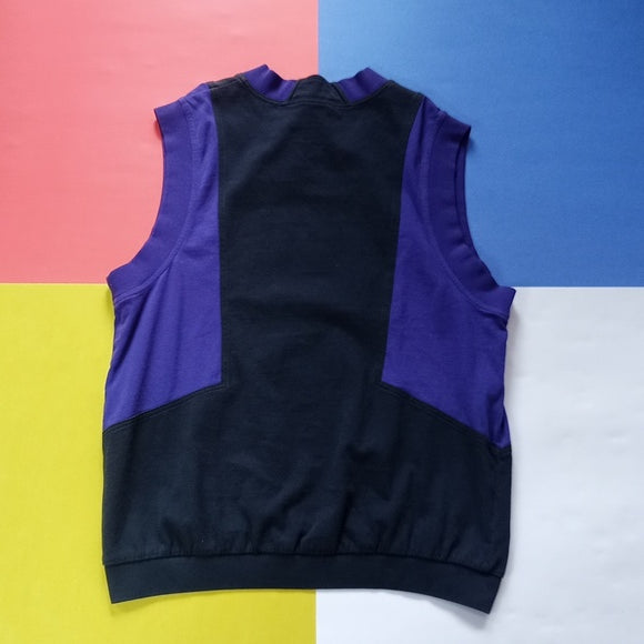 Vintage 90s Purple And Black Nike Vest Grey Tag