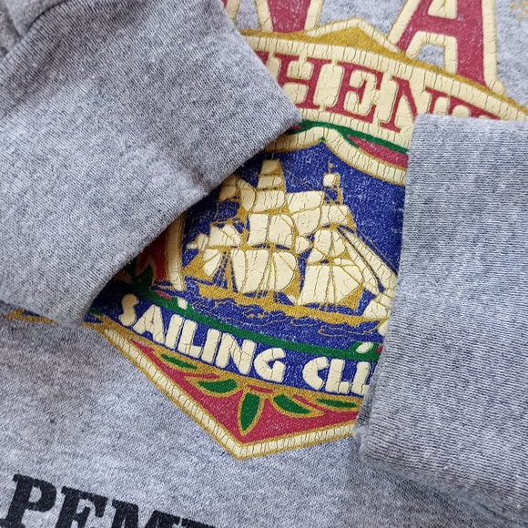 Vintage 90s Canada Authentic Sailing Club Pembroke Crewneck Sweater UNISEX