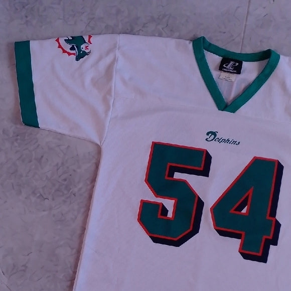 NFL MIAMI DOLPHINS ZACH THOMAS JERSEY #54 LOGO ATHLETIC