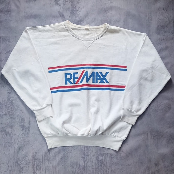 Vintage 90s RE/MAX LOGO Crewneck Sweater