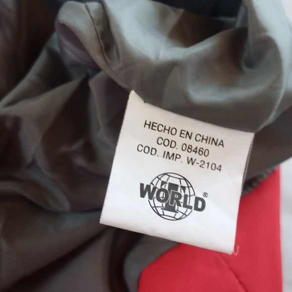 T WORLD PARKA PUKEN CON CORRO RED PUFFER JACKET