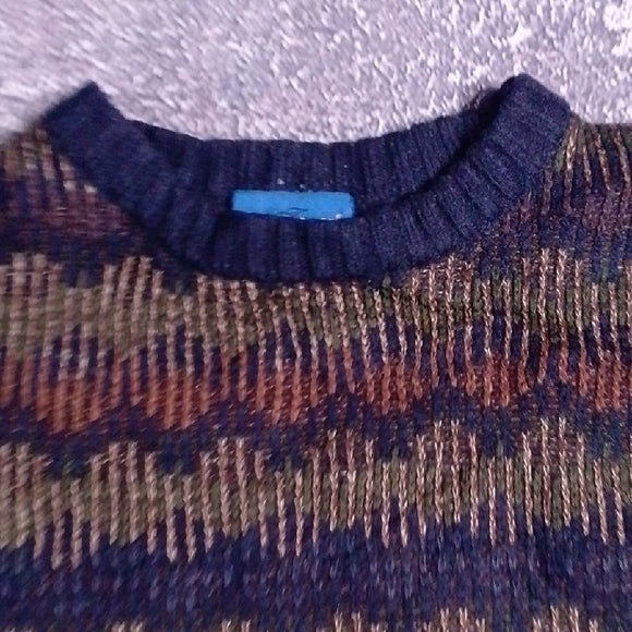 Vintage 90s Uncle Phil Multicoloured Patterned Sweater