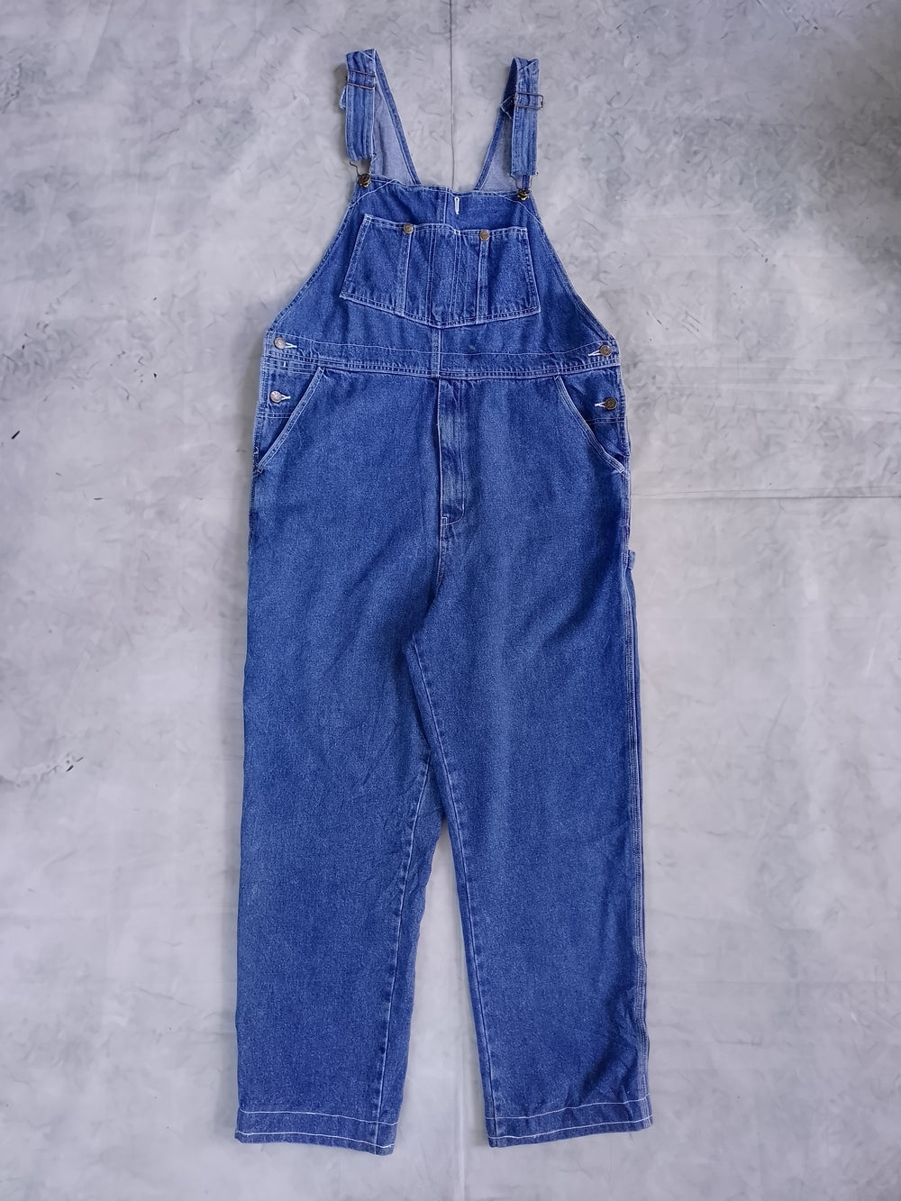Vintage 90s Denim Overalls Workwear BLUE GUIDE GEAR