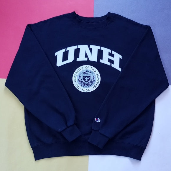 Vintage UNH University Of New Hampshire Champion Crewneck Sweater UNISEX