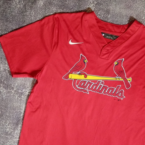 Red Nike MLB Cardinals Jersey #43